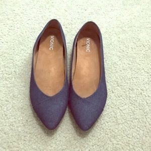 Vionic denim flats